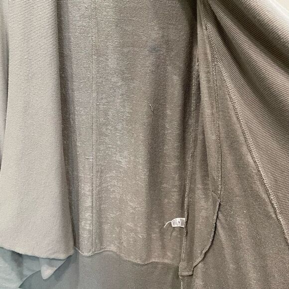 Athleta Sage Green Gray Open Front Cardigan - Size: XXS - Picture 10 of 15